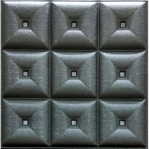 Leather Faux Panels - Grey